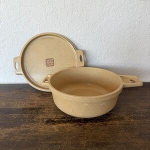 Vintage Littonware Microwave Cookware 2 Cup Round Bowl with Lid 39278 & 39277